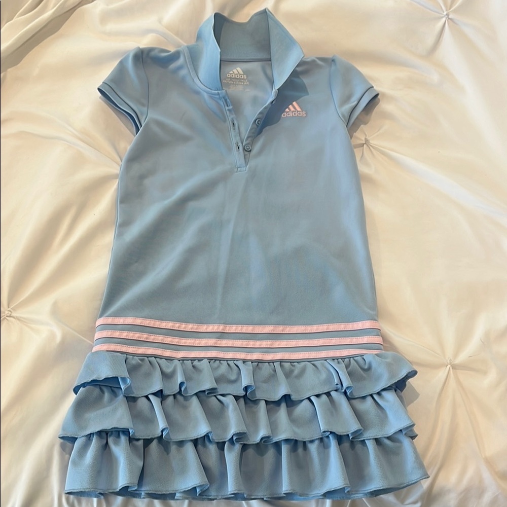 Adidas Kids Blue Polo Dress